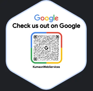 Scan to leave KumaonWebServices a review on Google