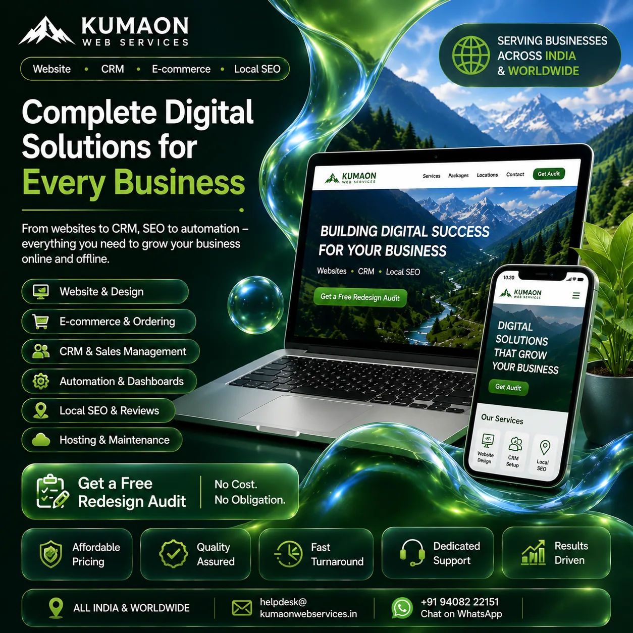 Local SEO and Google Business Profile services for Kumaon businesses
